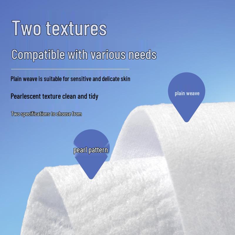 Niliya Disposable Facial Cleansing Wipes, 600g Large Roll, Extra Thick Cotton Face Towels for Salons