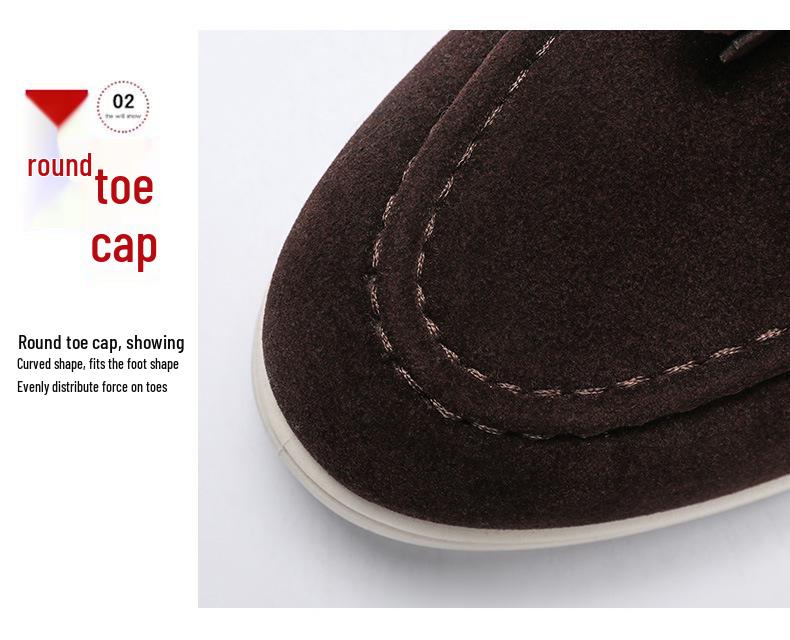 Plus Size Women's 2025 Casual Low-Top Moccasins and Men's Cross-Border Loafers