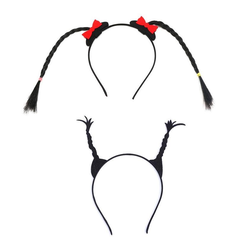 Personalized Halloween Arrow Headband & WiFi Exclamation Hair Clip for Braids