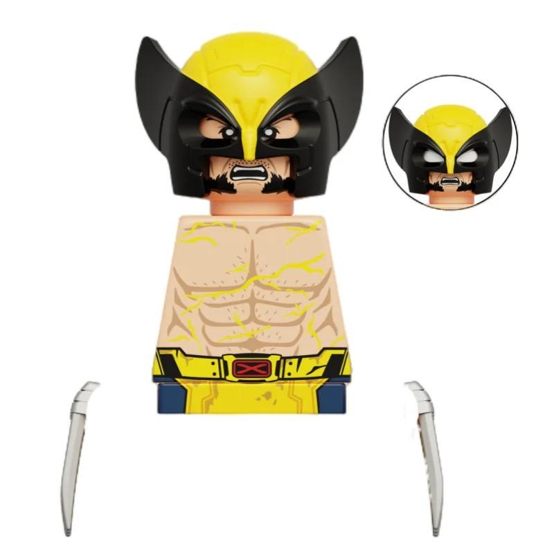 Ślepa Paczka Mini Klocki TV6205 Figurki Duży Goblin Spiderman Iron Man Venom Kapitan Hawk Deadpool Pancerz Boże Narodzenie Prezent Zabawka