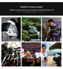 Lightweight Era Q08 3D Pan-Tilt Hydraulic Tripod Head for DSLR