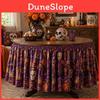 Dia De Los Muertos Table Skirt Mexican Skull Pattern Polyester Party Decor For Events