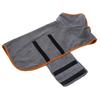 Absorbent Pet Bathrobe for Dogs and Cats, Quick Drying Lightweight Towel Wrap, Durable Grooming Robe for Small and Large Pets, Grey