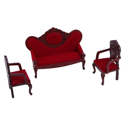 1:12 Doll Simulation House Miniatures Living Room Sofa Couch Furniture Accessories