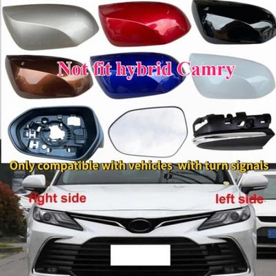 For 2018- Toyota Camry Car Side Mirror Cover Housing Cap Wing Shell Cap