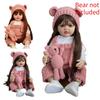 All-pink 55cm Full Silicone Baby Doll Soft And Flexible With Lifelike Features