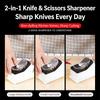 Automatic Blade Sharpener USB Electric Double Sided Scissors Sharpening Machine with Replacement Grinding Polishing Tool