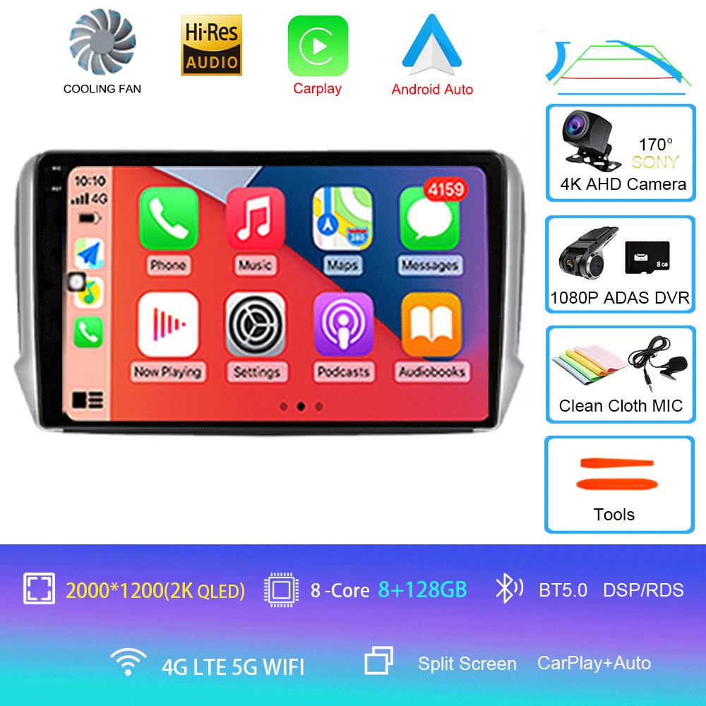 Android 14 For Peugeot 2008 208 Series 2012 2013 2014 2015 - 2018 Multimedia Stereo Car GPS Player Navigation Radio Video Player