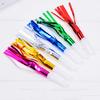 18Pcs Vibrant Metallic Fringed Party Whistles Loud Noise Makers for Christmas Wedding Birthday Celebrations Blowout Favors