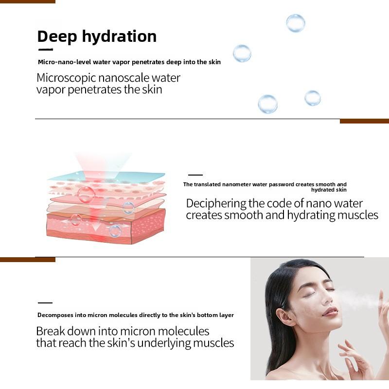 Portable High-pressure Water Replenishing Instrument Floor-standing Red and Blue Light Instrument Nano Spray Oxygen Injection Instrument