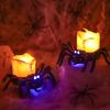 Crawly Spider Pumpkin LED Light Scary Spider Night Light  Holiday Party