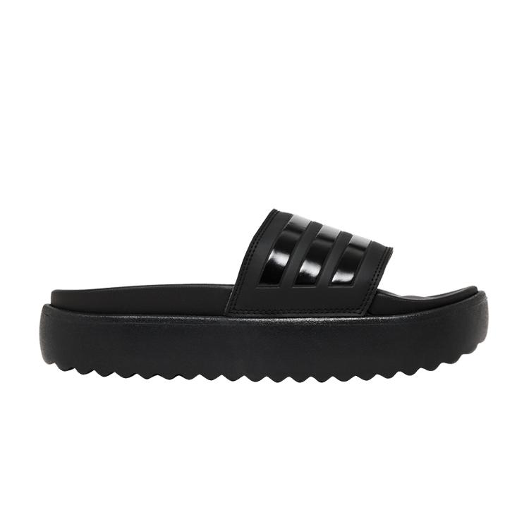 adidas Adilette Platform Slides Core Black 40.5