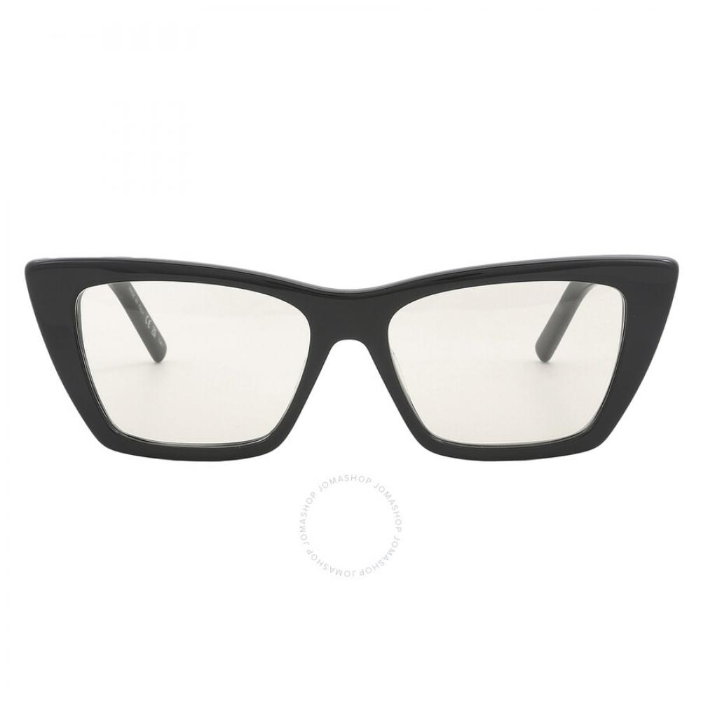 

Жовті жіночі сонцезахисні окуляри Saint Laurent Cat Eye Sl 276 Mica 038 53