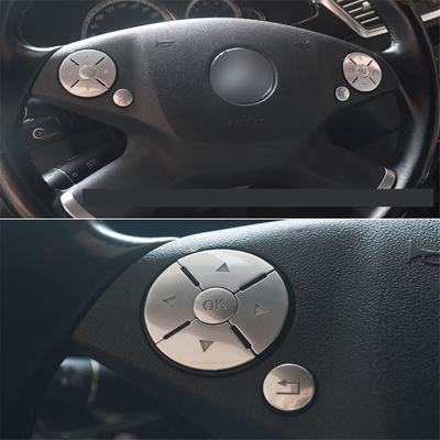 Copertura Decorativa per Pulsanti Volante Per Mercedes-Benz Classe C E GLK W204 W212 X204
