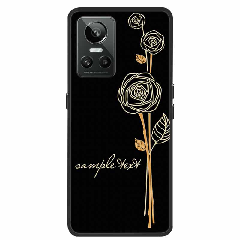 For Realme GT Neo3 5G Case 3D Flower Emboss Soft Silicone Phone Back Cover Case For OPPO Realme GT Neo2 Neo 3 Coque for Bumper