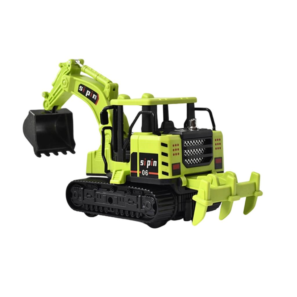 Simulation Alloy Excavator Children's Excavator Engineering Vehicle Toy Boy Baby Bulldozer Toy Car
