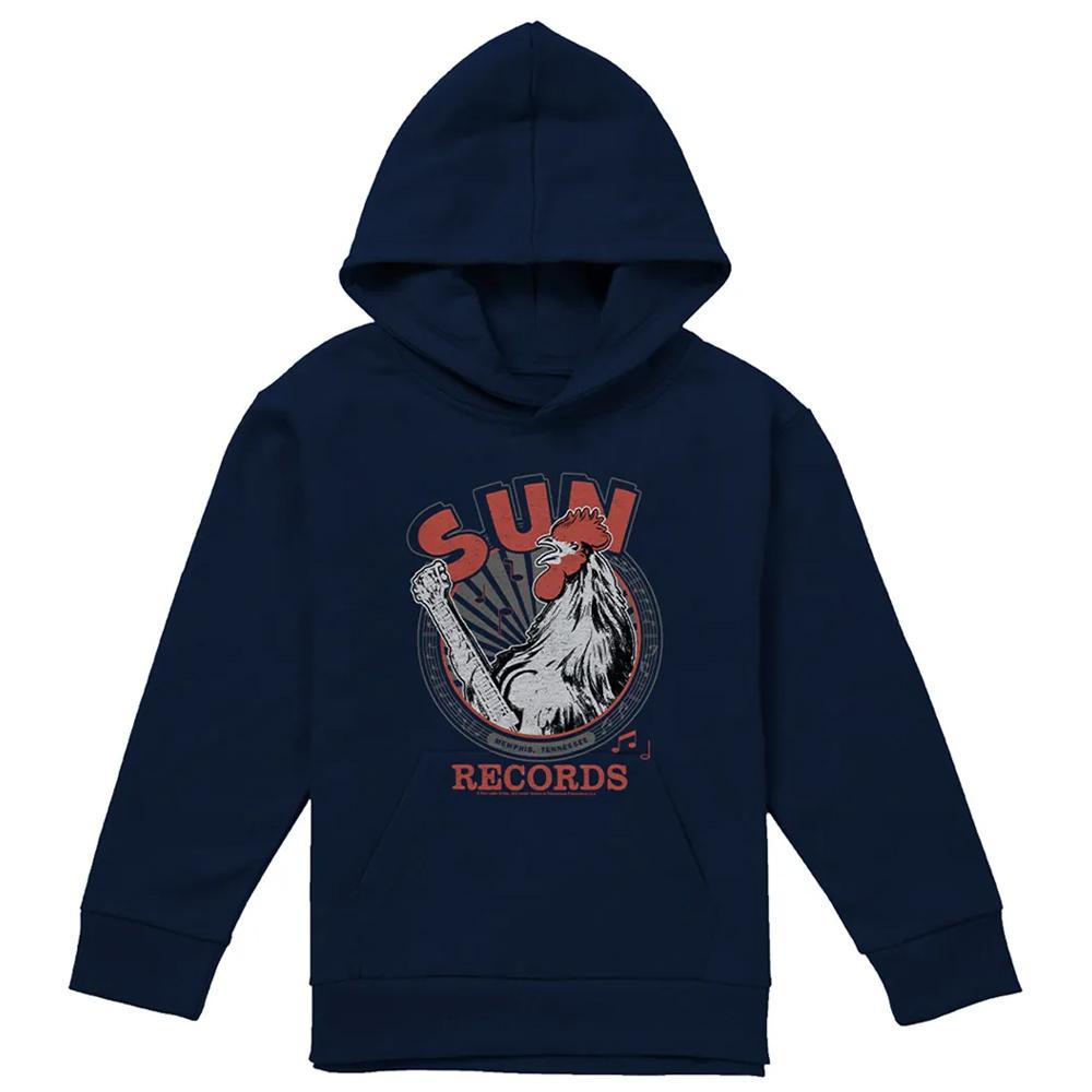 Sun Records Childrens/Kids Music Pullover Hoodie