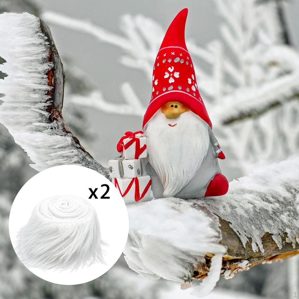 2 Pieces Faux Artificial Costume Supplies Cosplay DIY Shaggy for Christmas Holiday Hat Shoes