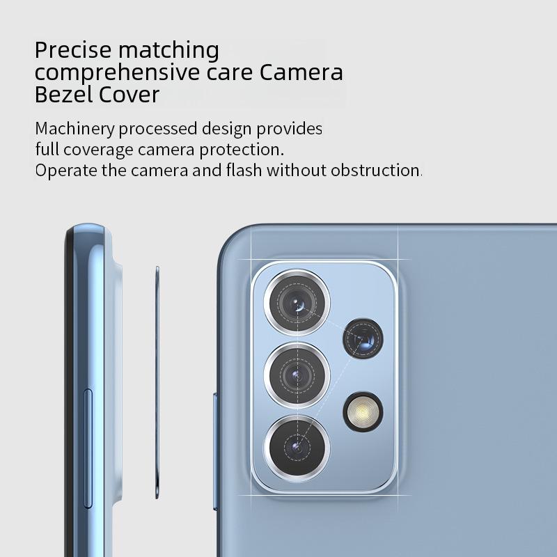 Protector de Lente Samsung A52/A53: Película Metálica Antiarañazos