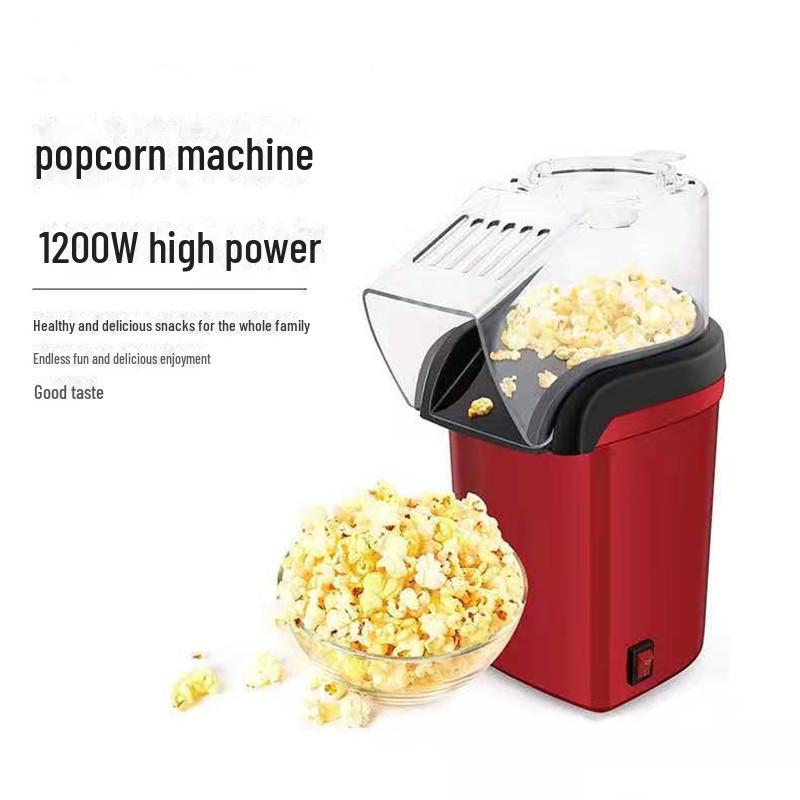 Compact Household Electric Popcorn Maker - Portable Hot Air Blower for Cross-Border Trade