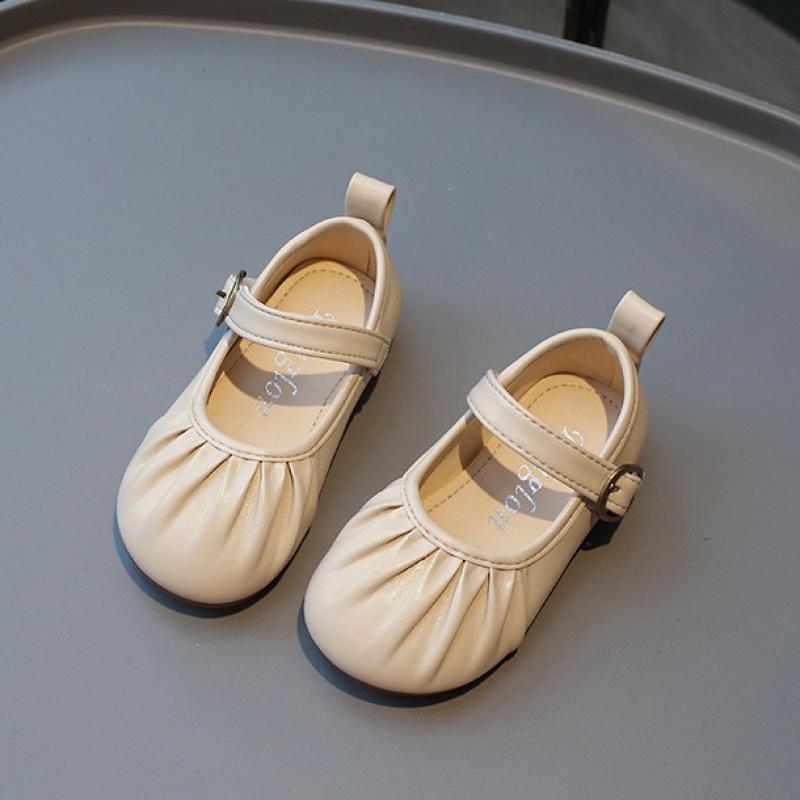 New Girls Princess Shoes Little Girls Dress Shoes Baby Girls Soft Sole Single Shoes Square Toe Shoes