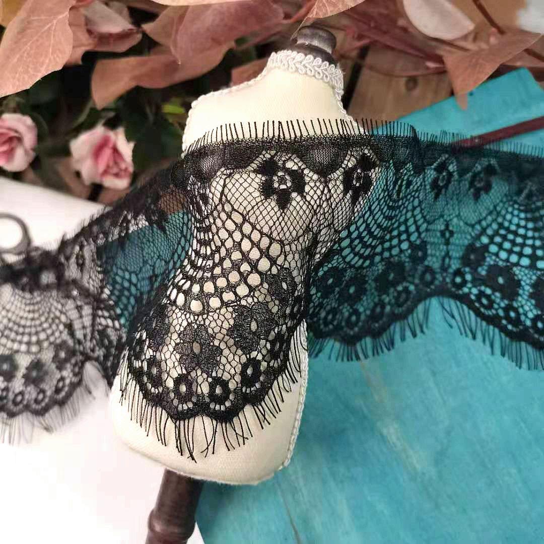 

3 метра, высококачественная кружевная отделка для бороды, кружево для ресниц ручной работы, аксессуары для одежды «сделай сам», ткань