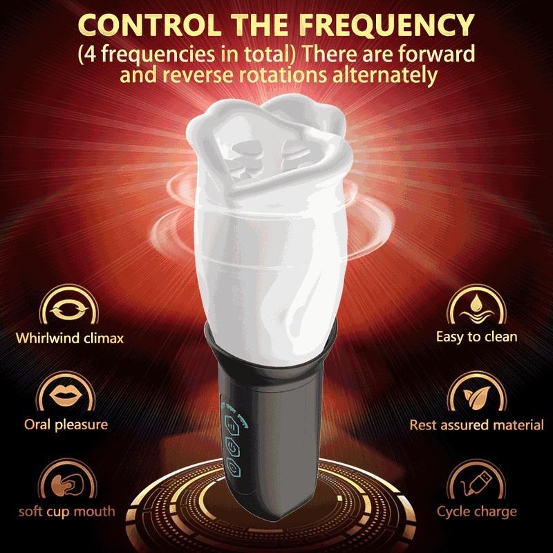 Male Masturbator Oral Sex Trainer Vibrator Sex Toys for Men Vagina Real Pussy Adult Delay Automatic Climax Glans Stimulate Man