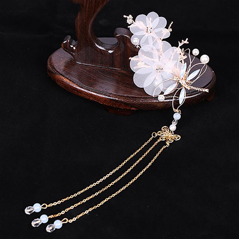 

Заколка для волос «Стрекоза» с кисточкой для женщин и девочек, аксессуар для волос, заколка для волос, элегантный классический стиль, «стрекоза», традиционный ханьфу, китайский стиль A