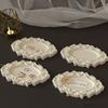 Silicone Crafting Mold With Detailed Renaissances Floral Pattern For Creating Decorative Tray Multipurpose Organizers