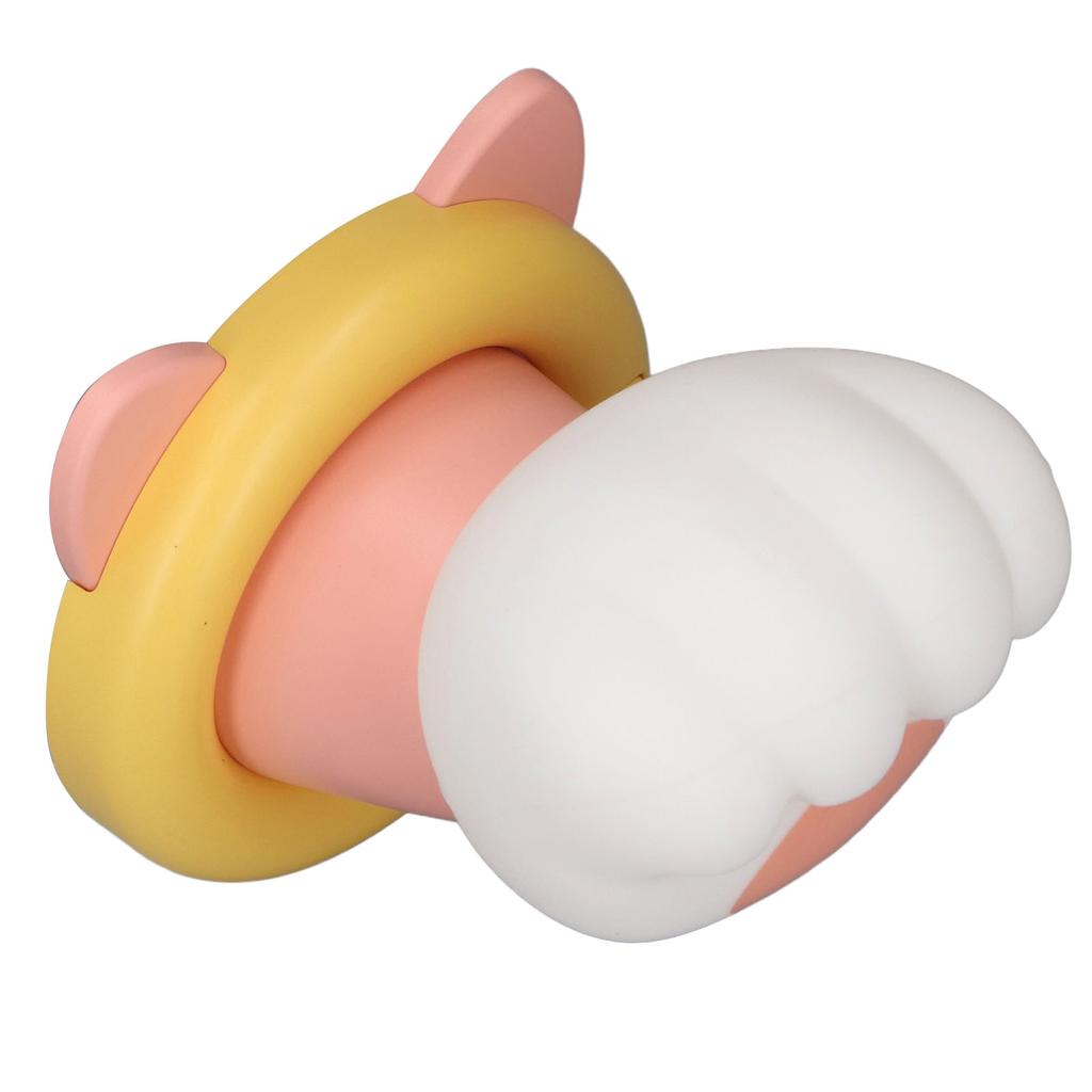 Katteklo nattlys tegneserie baby sovelys magnetisk dobbelt formål ornament omgivelseslys for