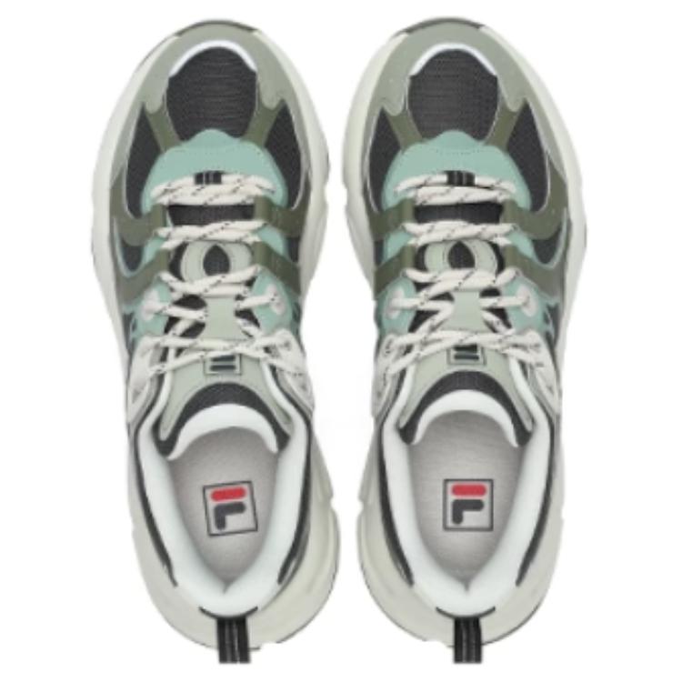 Fila Mars 3 Lightweight Comfortable Durable Low-Top Dad Shoes Men Sneaker Green F12M432103FSL