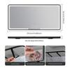 Miroir de Maquillage LED pour Voiture avec Double Commande Tactile Lumière d'Appoint & USB