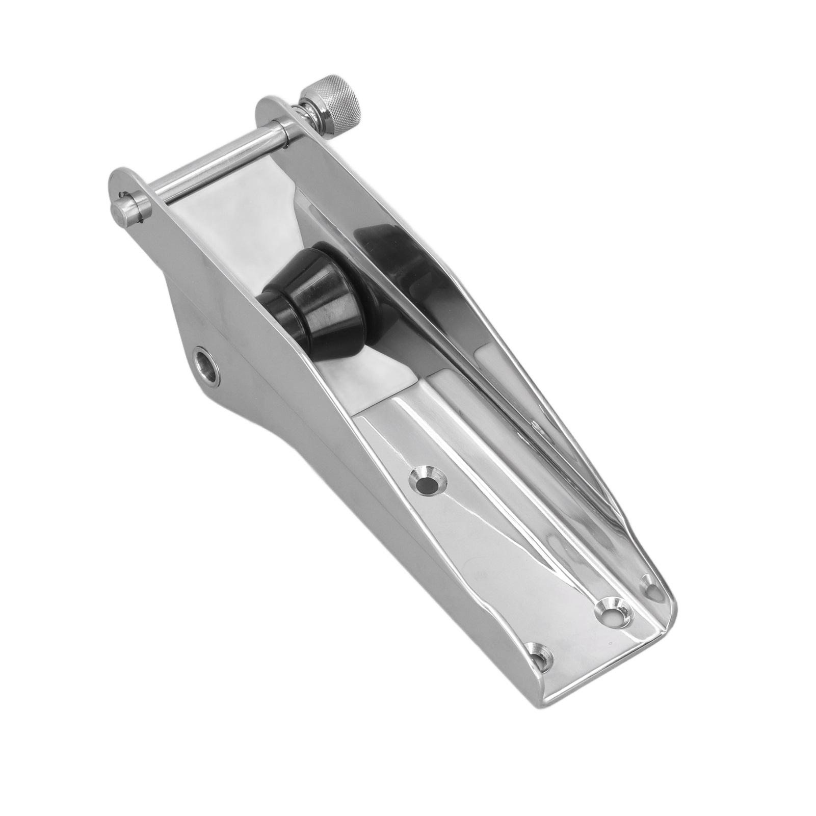 

230mm Marine Anchor Roller Spring Loaded Pin 304 Stainless Steel Black Nylon Fair for Boats Yachts