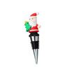 Leak-proof Christmas Wine Stopper Food Grade Creative Cartoon Fresh-keeping Santa Claus Wine Bottle Plug Party Supplies