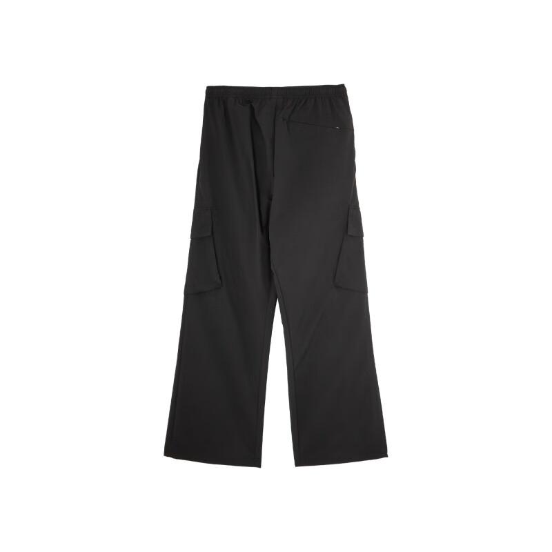 Puma X Kongsanji Collaboration SS24 Lace Logo Print Mid-Rise Knitted Sports Pants Men Bottoms Black 626523-01