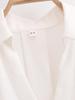 2025 Spring Women's European & American Style Linen Mid-Sleeve Shirt - Fashionable & Versatile