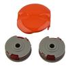 Replacement Spool and Line Set with Cap Cover for Flymo Trimmers Fits Multiple Models Including Contour and Power Trim Series