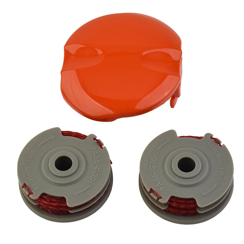 Replacement Spool and Line Set with Cap Cover for Flymo Trimmers Fits Multiple Models Including Contour and Power Trim Series