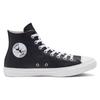 Converse Chuck Taylor All Star Seasonal Colour Leather Comfortable High-Top Canvas Shoes Unisex Black & White