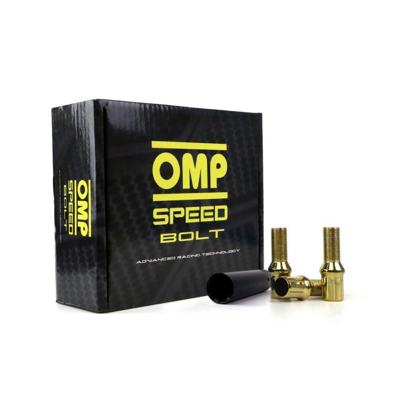 OMP-Set Tuercas OMP 27 mm Amarillo 20 uds M14 x 1,25