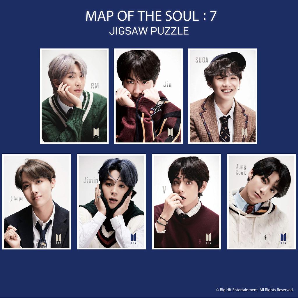 Epoch Jigsaw Puzzle BTS MAP OF THE 7 x with and Spatula 108-Piece SOUL -JIMIN- (18.2 25.7 cm) 41-305 Self-Adhesive