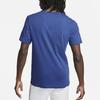 Nike Chelsea Fc Crest Logo Letter Pattern Printed Round Neck Short Sleeve T-Shirt Men T-Shirts Blue DJ1304-495