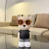 Internet Celebrity Violent Bear Piggy Bank Cartoon Creative Modern Living Room Decoration Simple Home  Cabinet Ceramic Ornament