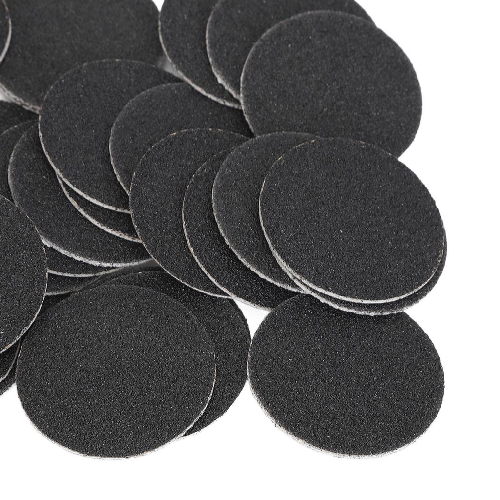 60 Stück 60er Körnung Ersatz-Schleifpapier-Pads Scheiben Peeling Glättend Schleifpapier-Scheiben für Elektrischen Hornhautentferner für Füße