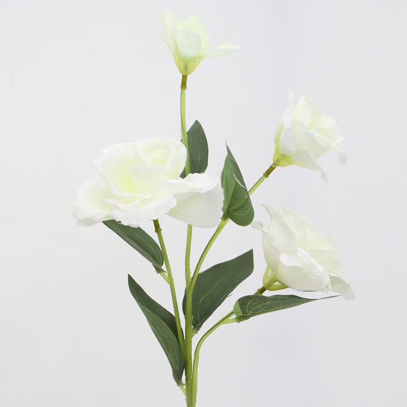 3 Branches 70cm Artificial Flower Trigeminal Eustoma Plants Room Home Decoration Fake Floral Wedding Photo Props Gifts
