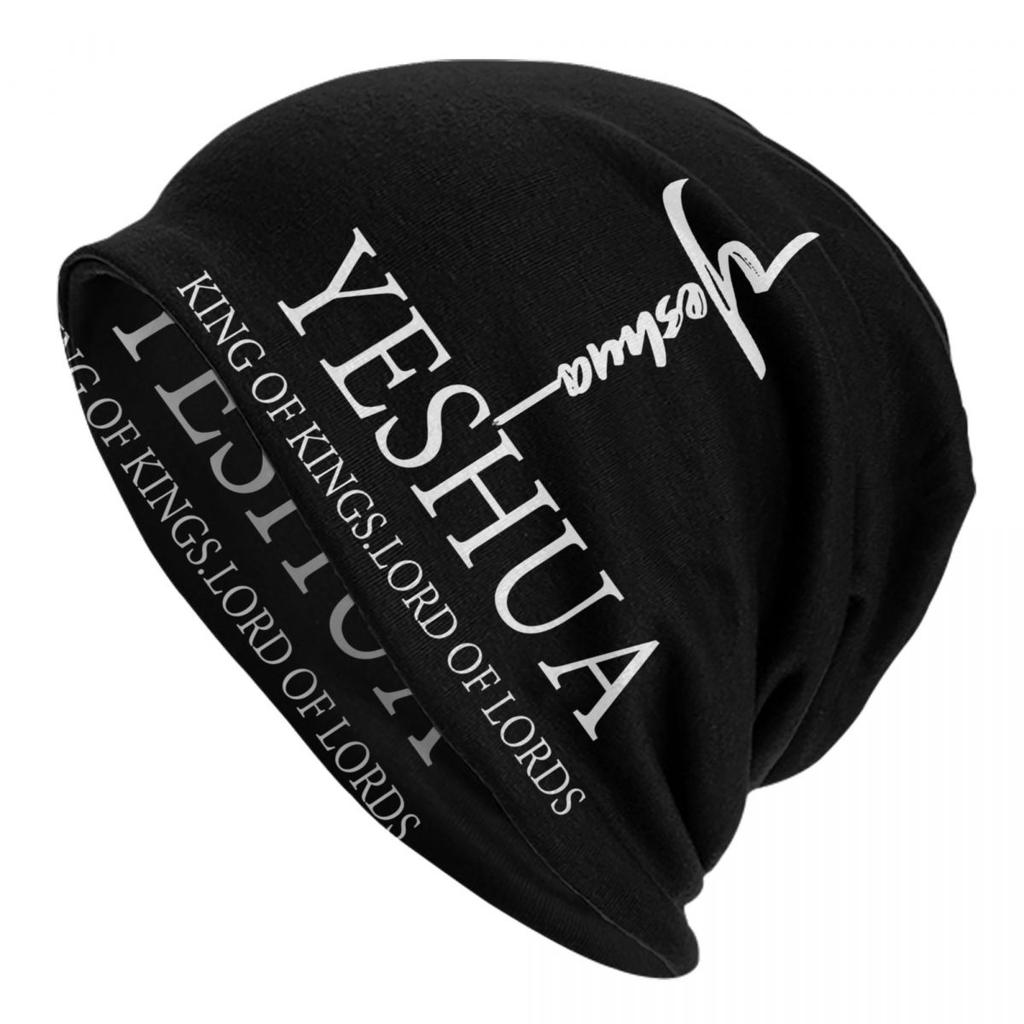 Custom Yeshua Jesus Christian Skullies Beanies Caps Unisex Winter Warm Knitting Hat Street Adult Bonnet Hats Outdoor Ski Cap