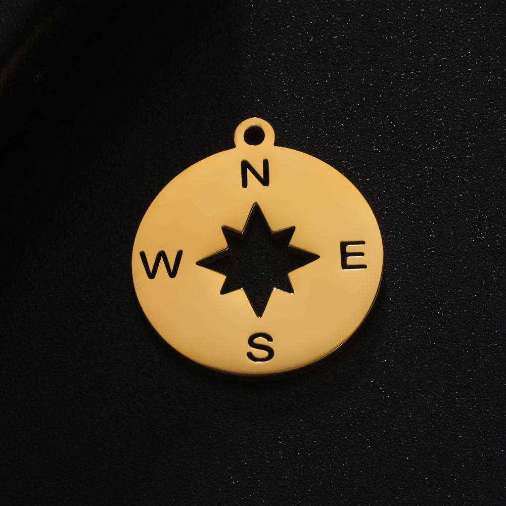 Teamer 5pcs Fashion Charms for Jewelry Making Stainless Steel Charm Pendant DIY Bracelets Necklace Jewelry Accessories Wholesale