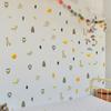 Tj16514 Hand-Painted Mini Animal Bronzing Wall Sticker Decoration Children'S Room Bedroom Background Self-Adhesive Wall Sticker