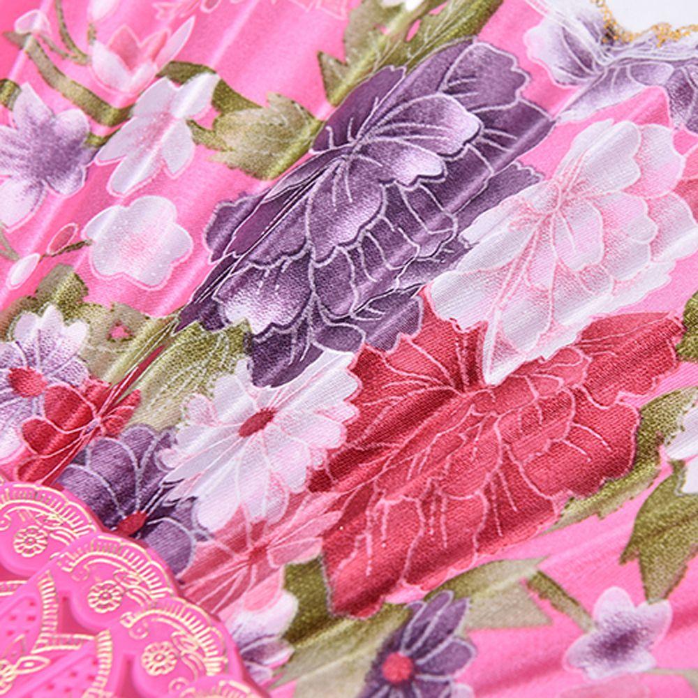 Wedding Party Chinese Style Art Craft Wedding Fan Photo Prop Tool Dance Fan Hand Held Flower Fan