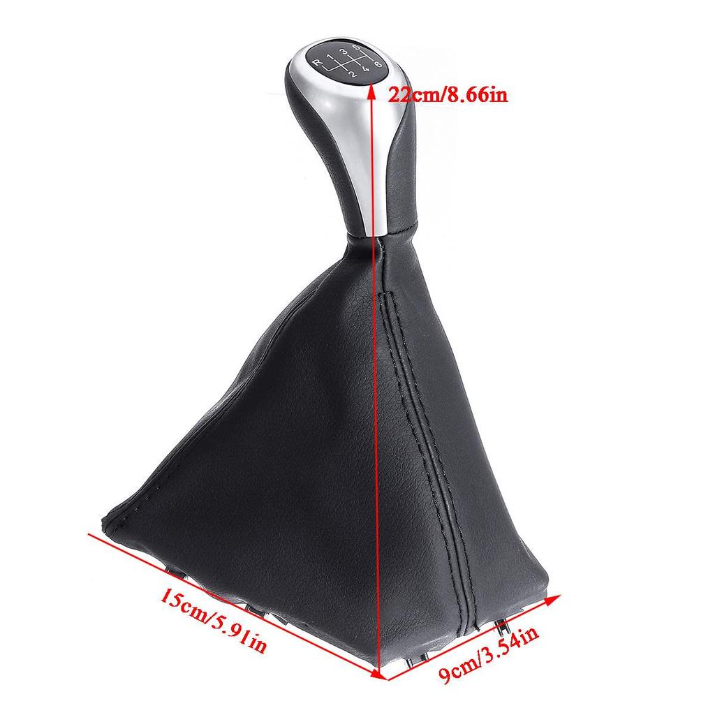 1x 5 Geschwindigkeit/6 Geschwindigkeit Griff Leder Shifter Auto Inneren Schaltknauf Mit Boot Abdeckung Für BMW F30 F31 F32 F33 F34 F35 F36